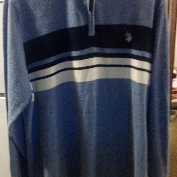 Blue, black and white U.S polo assn. X-large sweater - Picture 1 of 4